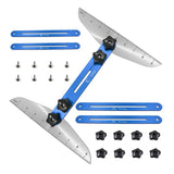 Maxbell Stair Treads Gauge Template Shelf Scribe Tools for Stairs Risers Blue