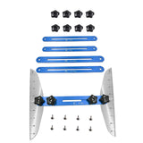 Maxbell Stair Treads Gauge Template Shelf Scribe Tools for Stairs Risers Blue