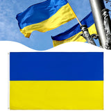 Maxbell 2x Ukraine Flag Decorative Banner for National Day Yard Decoration