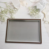 Maxbell 2xVelvet Jewelry Tray Bead Pendant Showcase Stackable for Woman Gift Store