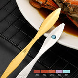 Maxbell 3xStainless Steel Crab Forks Dishwasher Safe Seafood Forks for Kitchen Gadgets Silver
