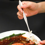 Maxbell 4xStainless Steel Crab Forks Dishwasher Safe Seafood Forks for Kitchen Gadgets Silver