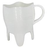 Maxbell 3x1x Dental Tooth Shaped Novelty Gift ABS Coffee Cup for Home Restaurant