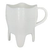 Maxbell 4x1x Dental Tooth Shaped Novelty Gift ABS Coffee Cup for Home Restaurant