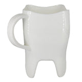 Maxbell 4x1x Dental Tooth Shaped Novelty Gift ABS Coffee Cup for Home Restaurant