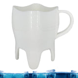 Maxbell 3x1x Dental Tooth Shaped Novelty Gift ABS Coffee Cup for Home Restaurant