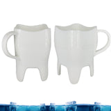 Maxbell 3x1x Dental Tooth Shaped Novelty Gift ABS Coffee Cup for Home Restaurant