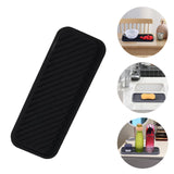 Maxbell 2xKitchen Organizer Tray Quick Drying Waterproof for Kitchen Makeup Shampoo Black