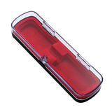 Maxbell 3xTweezers Organizer Case Packing Box Storage Case Pen Display Box Red