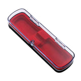Maxbell 2xTweezers Organizer Case Packing Box Storage Case Pen Display Box Red