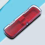 Maxbell 4xTweezers Organizer Case Packing Box Storage Case Pen Display Box Red