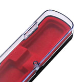Maxbell 3xTweezers Organizer Case Packing Box Storage Case Pen Display Box Red