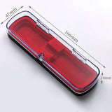 Maxbell 4xTweezers Organizer Case Packing Box Storage Case Pen Display Box Red