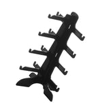 Maxbell 2xSunglasses Showcase Durable Storage Eyewear Glasses Show Stand for Home Shop black
