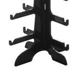 Maxbell 2xSunglasses Showcase Durable Storage Eyewear Glasses Show Stand for Home Shop black