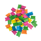 Maxbell 3xMini Stapler Classroom Small Stapler Set Fixing Stationery Multicolor Clips