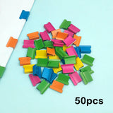 Maxbell 4xMini Stapler Classroom Small Stapler Set Fixing Stationery Multicolor Clips