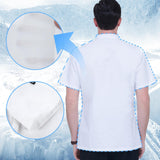 Maxbell 2xUniversal Chef Clothes Cotton Uniform Lightweight for Cooking men M