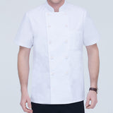 Maxbell 2xUniversal Chef Clothes Cotton Uniform Lightweight for Cooking men M