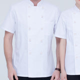 Maxbell 2xUniversal Chef Clothes Cotton Uniform Lightweight for Cooking men M