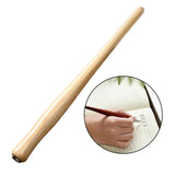Maxbell 3xWooden Calligraphy Dip Pen Holder for Various Pen Nib Portable Compact Retro Light Brown