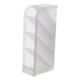 Maxbell 2xPencil Dispenser Desk Stationery Organizer 4 Layer for Home Office Organizer white oblique