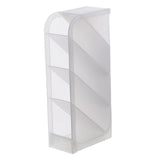 Maxbell 2xPencil Dispenser Desk Stationery Organizer 4 Layer for Home Office Organizer white oblique