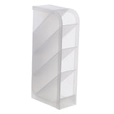 Maxbell 2xPencil Dispenser Desk Stationery Organizer 4 Layer for Home Office Organizer white oblique