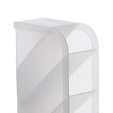 Maxbell 2xPencil Dispenser Desk Stationery Organizer 4 Layer for Home Office Organizer white oblique