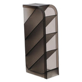 Maxbell 2xPencil Dispenser Desk Stationery Organizer 4 Layer for Home Office Organizer grey oblique