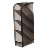 Maxbell 2xPencil Dispenser Desk Stationery Organizer 4 Layer for Home Office Organizer grey oblique