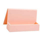 Maxbell 2xName Card Rack Durable Office Supplies Sturdy for Countertop Desk Desktop Pink