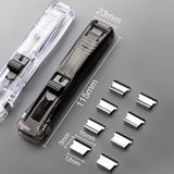 Maxbell 4xPaper Clamps Organizing Supplies Binding Stationery for Dorm Kitchen Home White