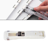 Maxbell 4xPaper Clamps Organizing Supplies Binding Stationery for Dorm Kitchen Home White