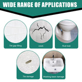 Maxbell 4xTile Repair Paste Quick Drying Household Tool Portable for Home Bedroom Floor