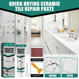 Maxbell 2xTile Repair Paste Quick Drying Household Tool Portable for Home Bedroom Floor