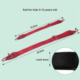Maxbell 2xEye Glasses Holders Around Neck Non Slip String Rope for Men Skiing Hiking Red