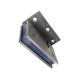 Maxbell 2xShower Glass Door Hinges 90° Metal Hardware Rectangle for Cabinet Showcase