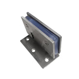 Maxbell 2xShower Glass Door Hinges 90° Metal Hardware Rectangle for Cabinet Showcase
