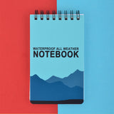 Maxbell 4xSpiral Notebook Writing Pads Pocket notebook for Office Stationry blue