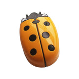 Maxbell 4xMagnetic Dry Erase Marker Holder with Ladybug Shape 2in1 for Workshop Office Yellow