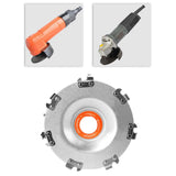 Maxbell 3xPortable Wood Carving Chain Disc Attachment for Shaping Carving Polishing 4 inch 14 tooth