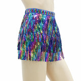 Maxbell 2xSparkly Hip Scarf Skirt Sequin Tassel Belly Dance Hip Scarf for Party