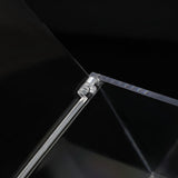 Maxbell 3xAcrylic Clear Box with Lids Transparent Gift Box for home Wedding 4.5cm
