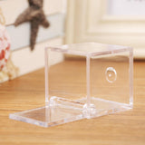 Maxbell 2xAcrylic Clear Box with Lids Transparent Gift Box for home Wedding  6cm
