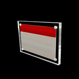 Maxbell 4xLabel Holders name Card Flat Mini Label Shelf for Wedding Hotel Hotels 5.5cmx8.2cm