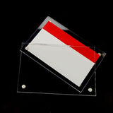 Maxbell 4xLabel Holders name Card Flat Mini Label Shelf for Wedding Hotel Hotels 5.5cmx8.2cm