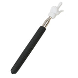 Maxbell 2xHand Pointer Accs Portable Teacher Pointer Finger Design for Home Whiteboard Black