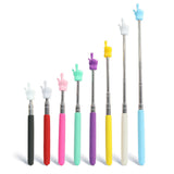 Maxbell 3xHand Pointer Accs Portable Teacher Pointer Finger Design for Home Whiteboard Black