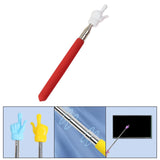 Maxbell 3xHand Pointer Accs Portable Teacher Pointer Finger Design for Home Whiteboard Red